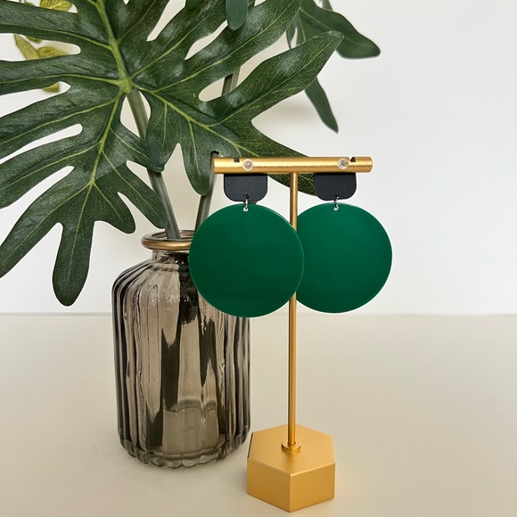 1970's Inspired Dangle Earrings -Retro Pop-of-Color Earrings -Whimsical Earrings - Picture 10 of 17